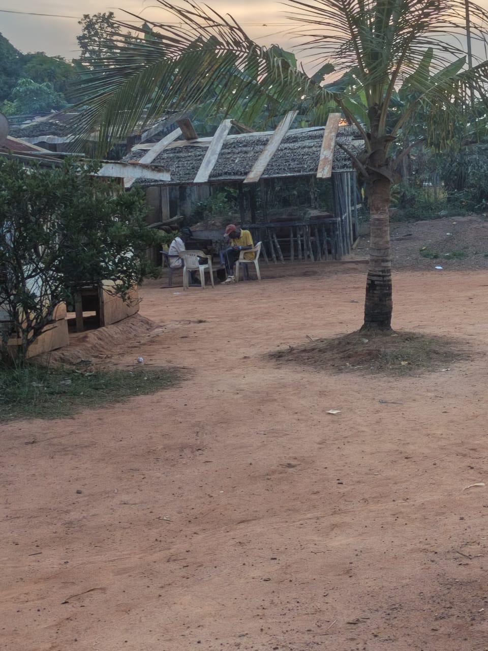 Vue du village d'Ebanga 